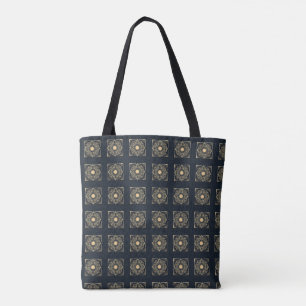 Tote Bag Art Déco Sunburst Minimaliste