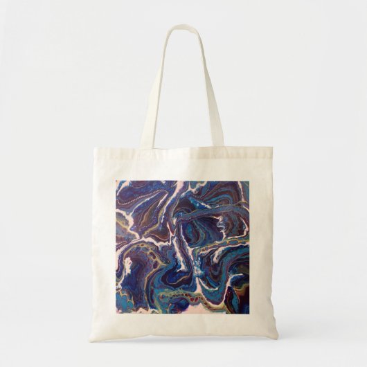 Tote Bag Art d'écoulement de la danse d'Ursula (Devant)