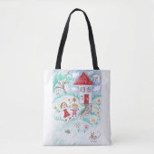 Tote Bag Art d'enfants mignon votre image (Devant)