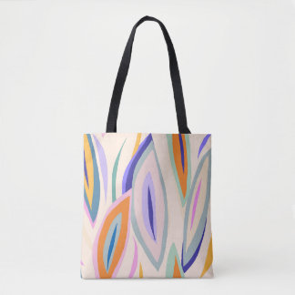 Tote Bag Art d'été : Motif de collage créatif