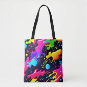 Tote Bag Art d'explosion de couleur liquide abstrait (Devant)