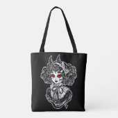 Tote Bag Art d'illustration de sorcière Salem (Dos)