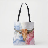 Tote Bag Art d'impression à l'aquarelle représentant une va (Devant)