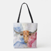 Tote Bag Art d'impression à l'aquarelle représentant une va (Dos)