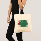 Tote Bag Art Drapeau du Turkménistan (Devant (produit))