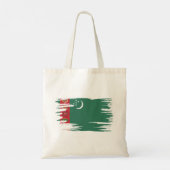 Tote Bag Art Drapeau du Turkménistan (Dos)