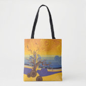 Tote Bag Art du coucher du soleil (Devant)