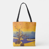 Tote Bag Art du coucher du soleil (Dos)