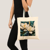Tote Bag Art du Magnolia du Sud (Devant (produit))