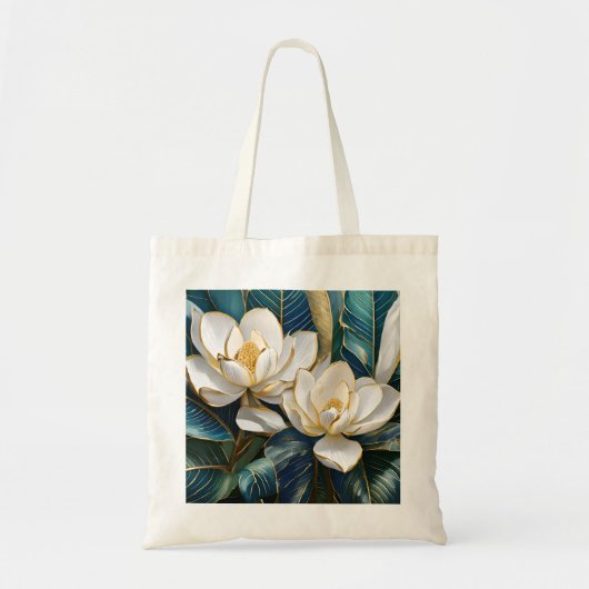 Tote Bag Art du Magnolia du Sud (Devant)