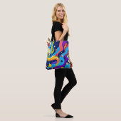 Tote Bag Art du rythme cosmique (Sur le modèle)