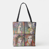 Tote Bag Art fantastique bohémien des Gitans (Dos)