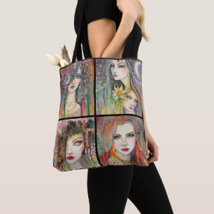 Tote Bag Art fantastique bohémien des Gitans
