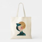 Tote Bag Art féminin abstrait (Dos)