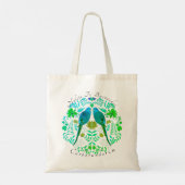 Tote Bag Art féministe Nolite Te Bastardes Carborundorum (Dos)