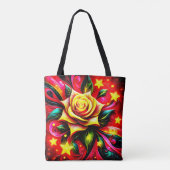 Tote Bag Art floral (Dos)