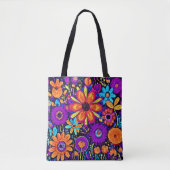 Tote Bag Art Floral éffrayant (Devant)
