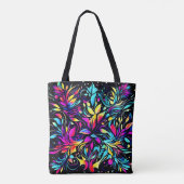 Tote Bag Art floral Neon (Dos)