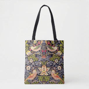 Tote Bag Art floral Nouveau de voleur de fraise de William