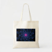 Tote Bag Art Fractal Fleur Vie (Devant)