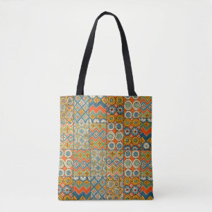 Tote Bag Art Géométrique Coloré Antique Égyptien Graphique