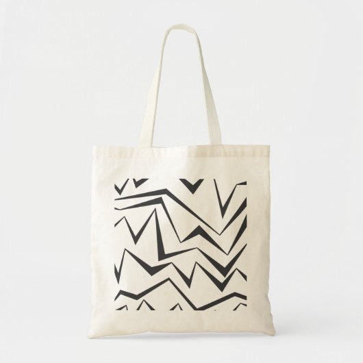 Tote Bag Art graphique abstrait moderne, dynamique, simple (Devant)