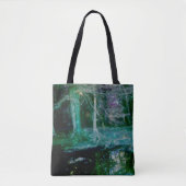 Tote Bag Art Imaginaire mystique de la forêt enchantée (Devant)