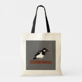 Tote Bag Art indien Pied Mina Bird (Dos)
