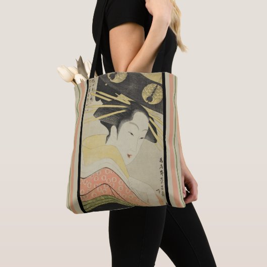Tote Bag Art japonais par Chokosai Eisho (De près)