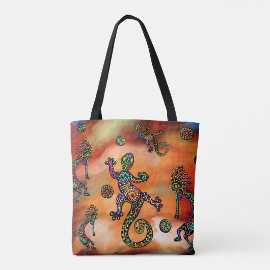 Tote Bag Art Kokopelli (Dos)