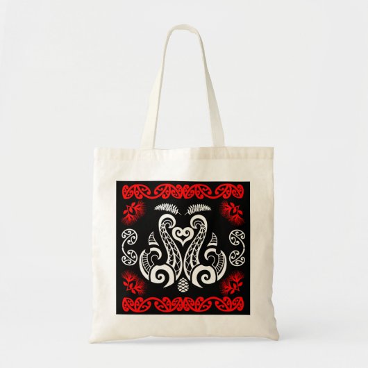 Tote Bag Art maori néo-zélandais (Devant)