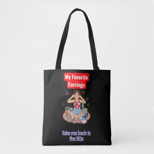 Tote Bag Art Mémorial Nostalgique (Devant)