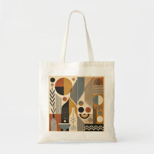 Tote Bag Art Moderne Du Milieu Du Siècle Récolte Automne