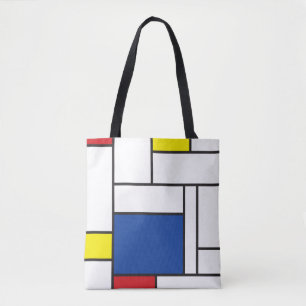 Tote Bag Art Moderne Géométrique Minimaliste De Stijl Mondr
