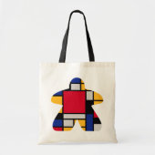 Tote Bag Art moderne Meeple Basic Fourre-tout (Devant)