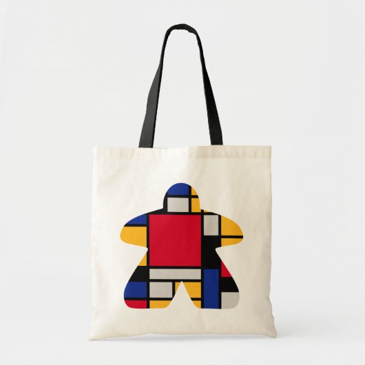 Tote Bag Art moderne Meeple Basic Fourre-tout (Devant)