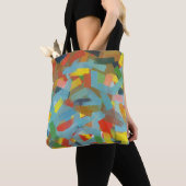 Tote Bag Art moderne Rectangles géométriques Abstraites Pei (De près)