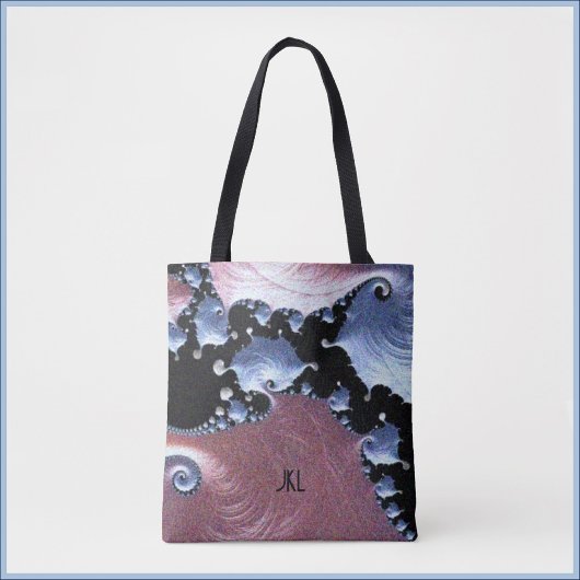 Tote Bag Art moderne rose violet