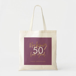 Tote Bag Art moderne simple style élégant scrip fourre-tout
