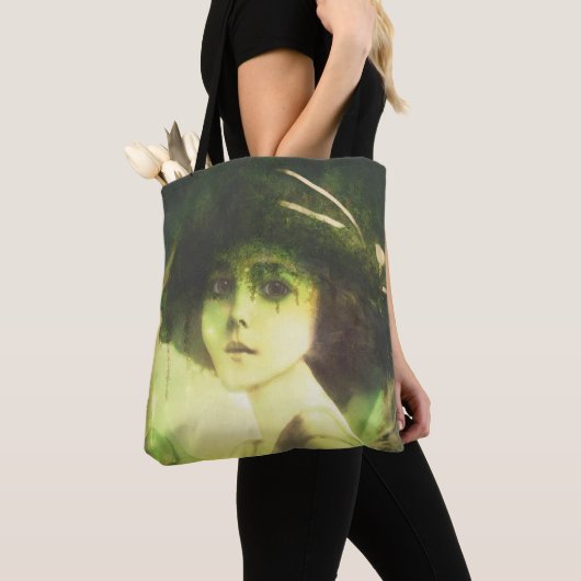 Tote Bag Art mystique de l'Imaginaire de la fée de l'arbre  (De près)