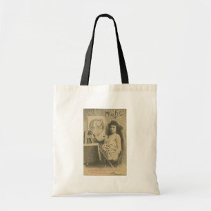 Tote Bag Art nouveau Alphonse mucha femme modèle d'art