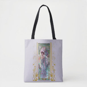 Tote Bag Art Nouveau Alphonse Mucha Soirée Contemplation