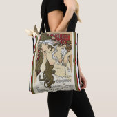 Tote Bag Art Nouveau Fourre-tout d'Alphonse Mucha (De près)