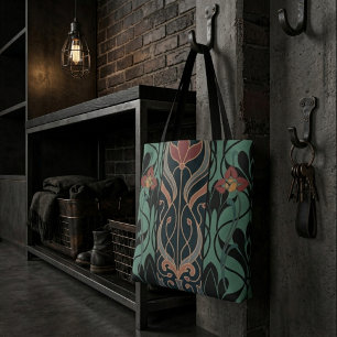 Tote Bag Art Nouveau maximaliste audacieux
