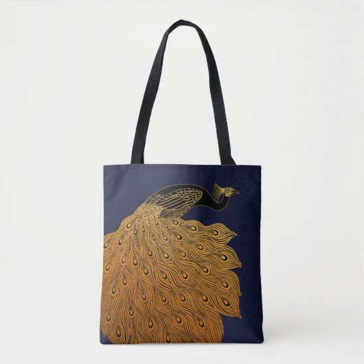 Tote Bag Art Nouveau Peacock Will Bradley (Devant)