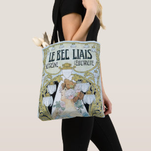 Tote Bag Art Nouveau vintage Le Bec Liais, Privat Livemont