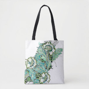 Tote Bag Art nouveau william morris anenome floral