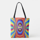 Tote Bag Art numérique d'intersection dimensionnelle (Dos)