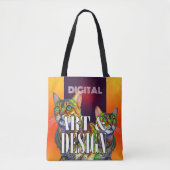 Tote Bag Art numérique et conception (Devant)