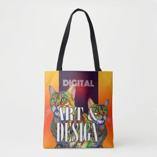 Tote Bag Art numérique et conception (Devant)